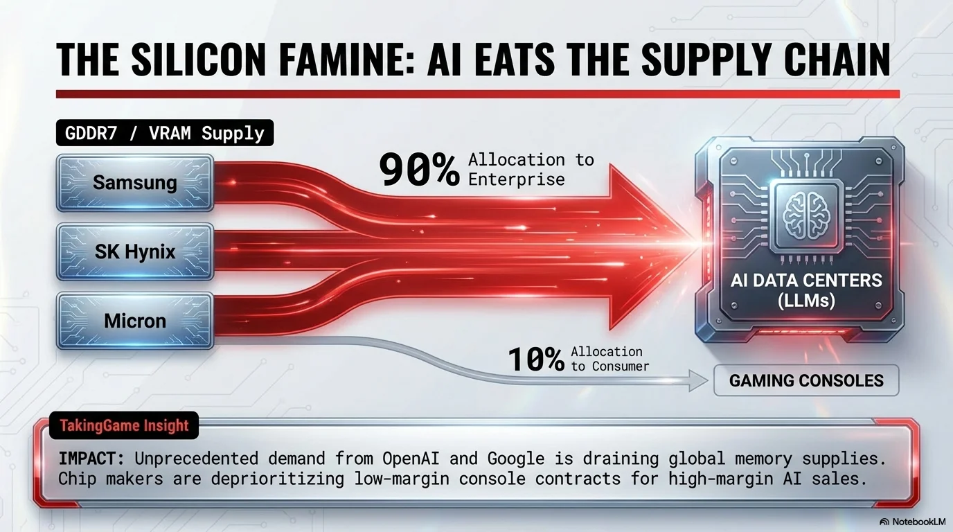 The Silicon Famine: AI eats the supply chain