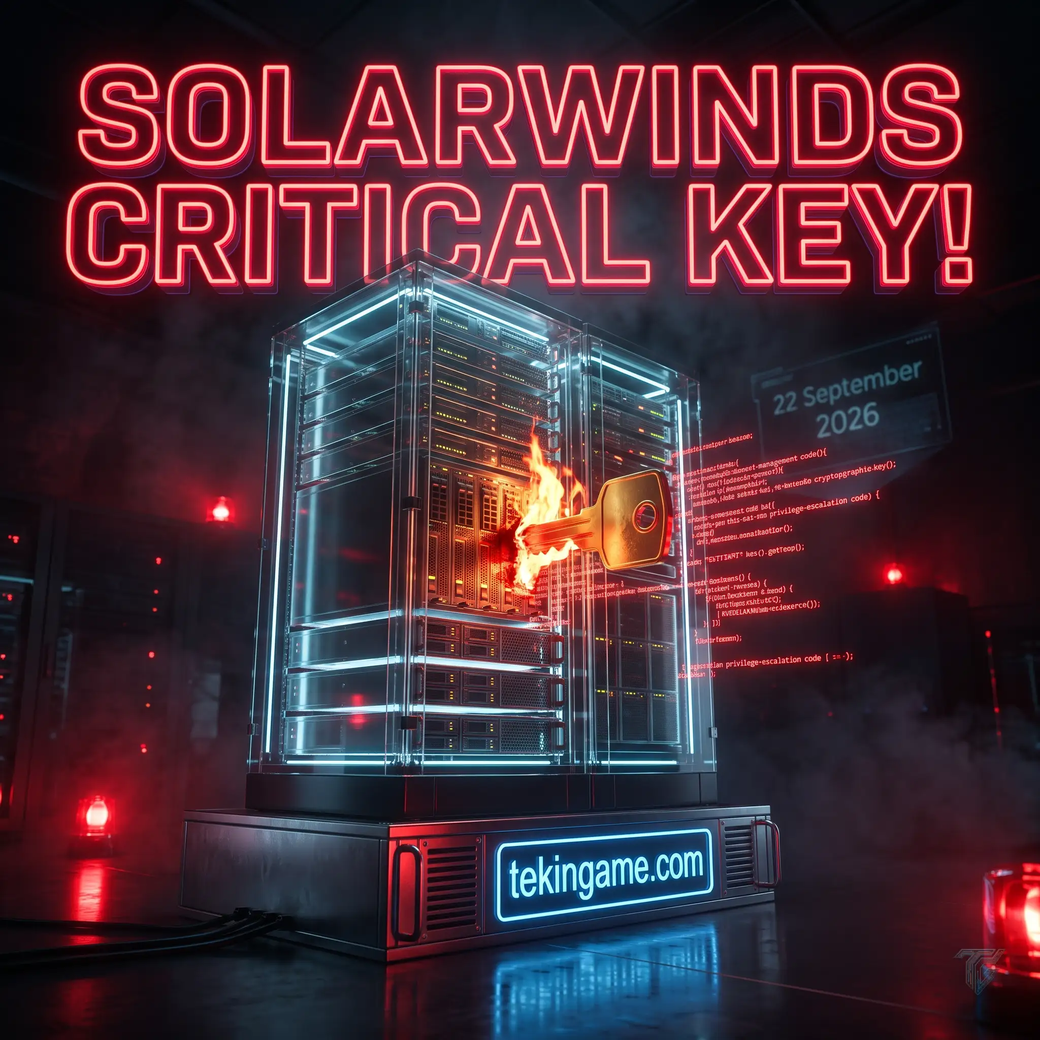 🔥 آسیبپذیری بحرانی کلید سختکدشده در SolarWinds: وصله امنیتی اضطراری برای جلوگیری از ارتقای دسترسی بدون احراز هویت
