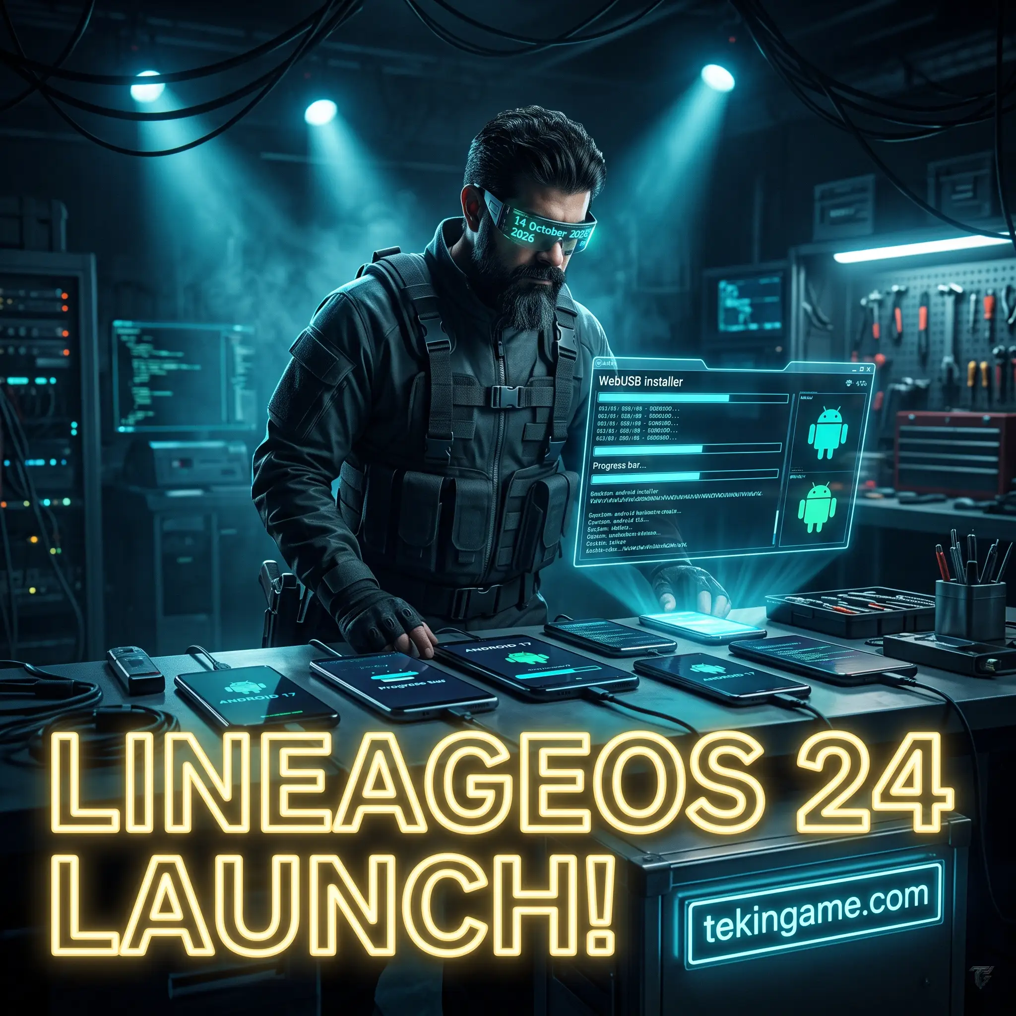 🔥 انتشار نسخه رسمی LineageOS 24 بر پایه اندروید ۱۷ همراه با ابزار نصب مستقیم تحت وب