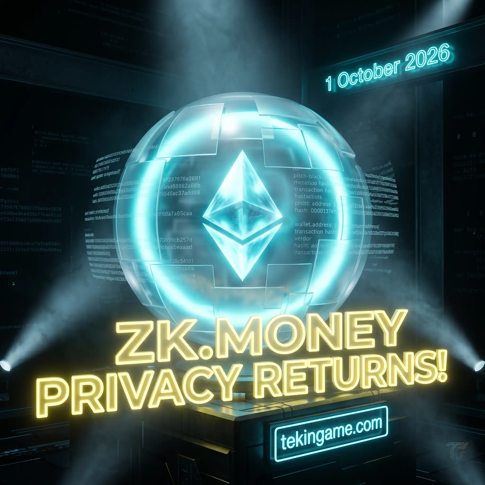 🔥 احیای حریم خصوصی اتریوم: بازگشت کیف‌پول zk.money روی شبکه Aztec پس از ۳ سال تعلیق