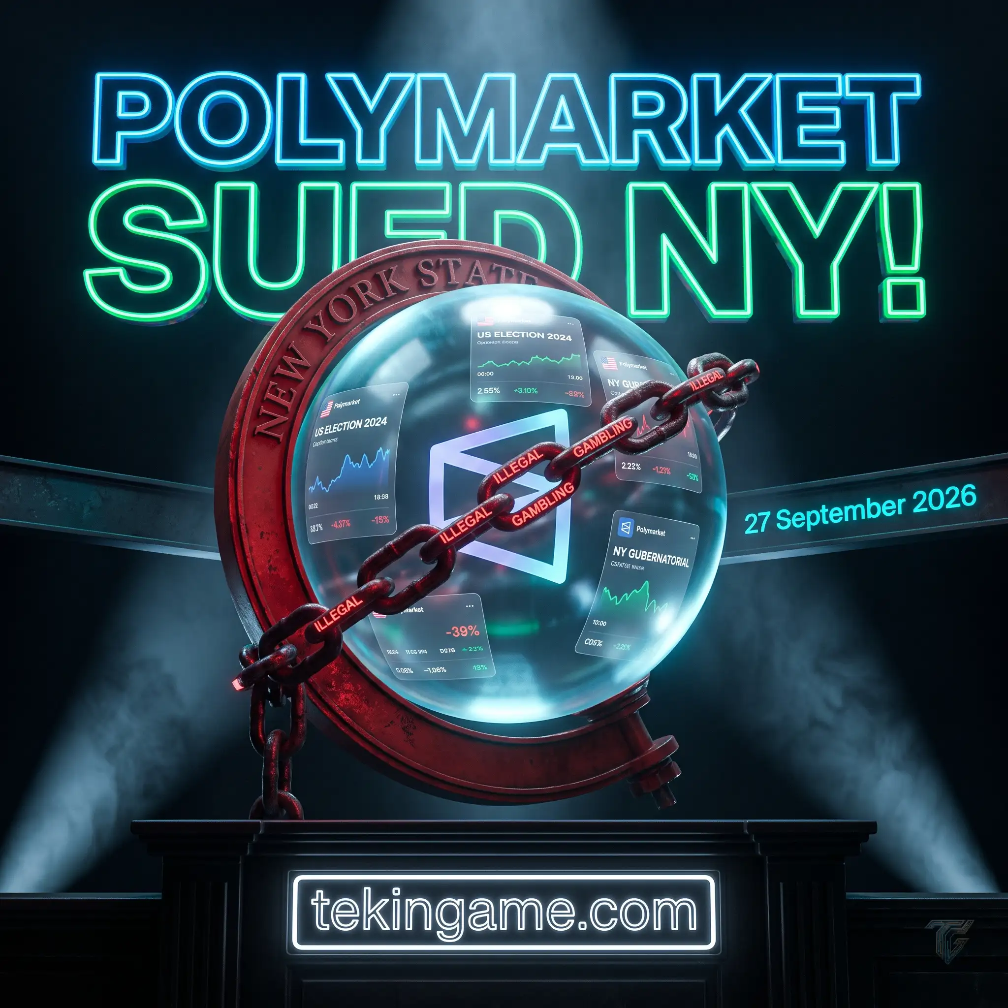 🔥 دادگاه نیویورک علیه بازارهای پیش‌بینی: دادستان کل شکایتی رسمی علیه Polymarket به اتهام قمار غیرقانونی ثبت کرد