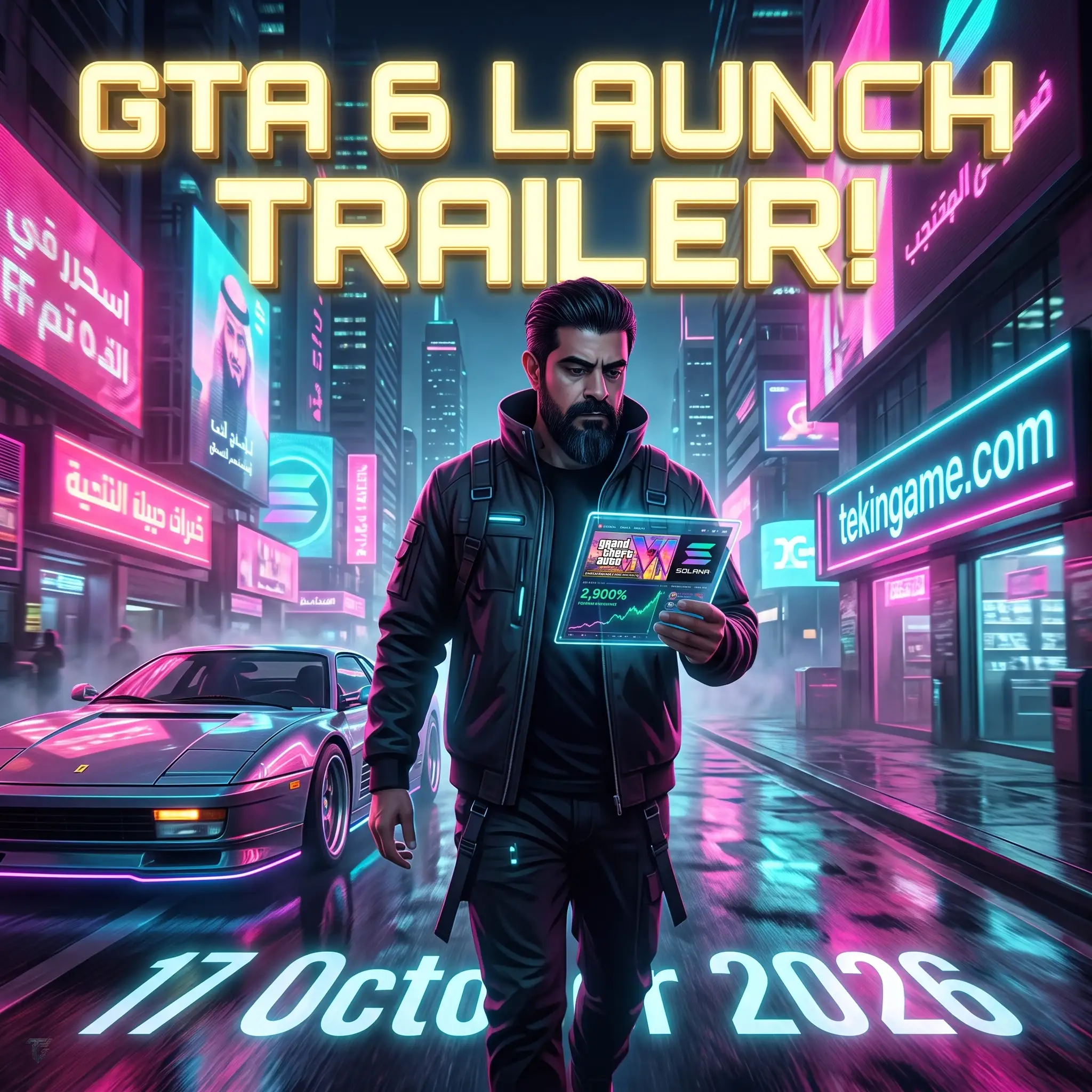 🔥 جنون فايس سيتي: روكستار تطلق عرض الإطلاق الرسمي لـ GTA 6 وعملة ميم مقلدة على سولانا تقفز 2900%