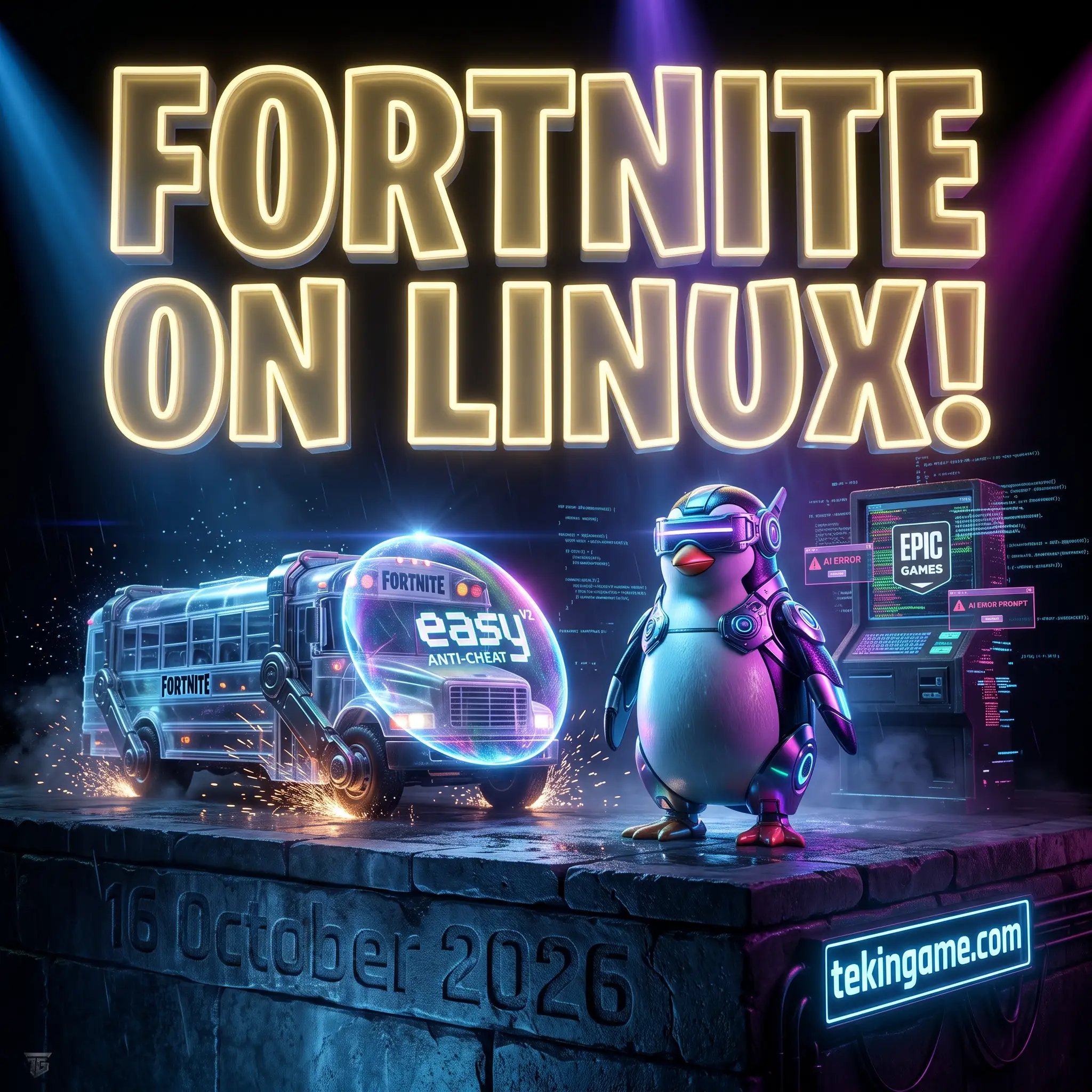 🔥 Epic's Linux & AI Gamble: Fortnite Coming to Linux via Rebuilt Anti-Cheat Alongside 'Vibe-Coded' Store Launcher