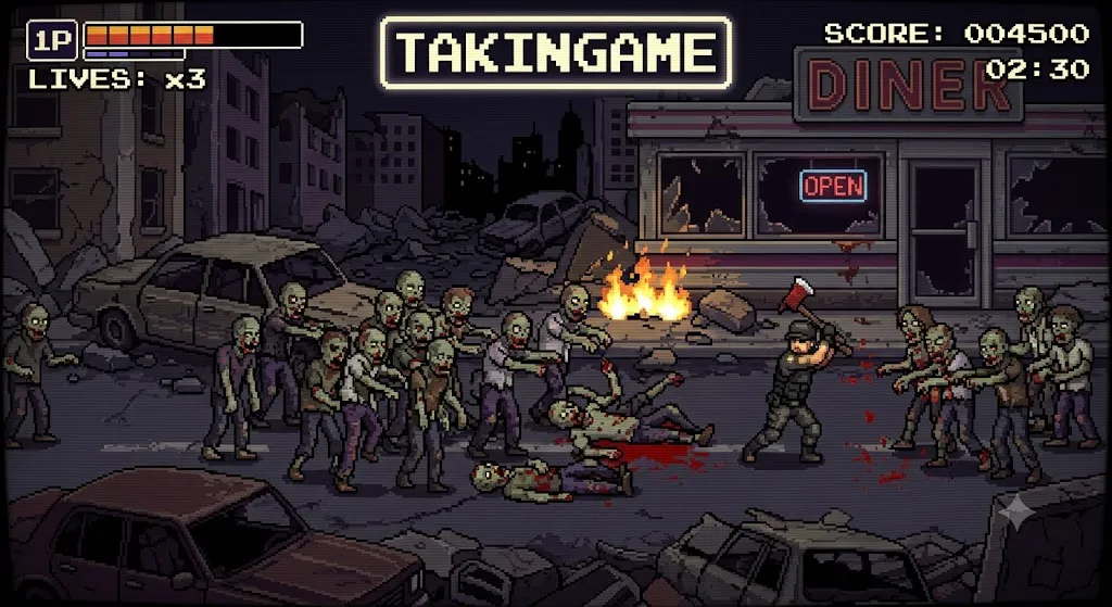 🧟 The Walking Dead Returns as a Side-Scrolling Beat 'Em Up Game!