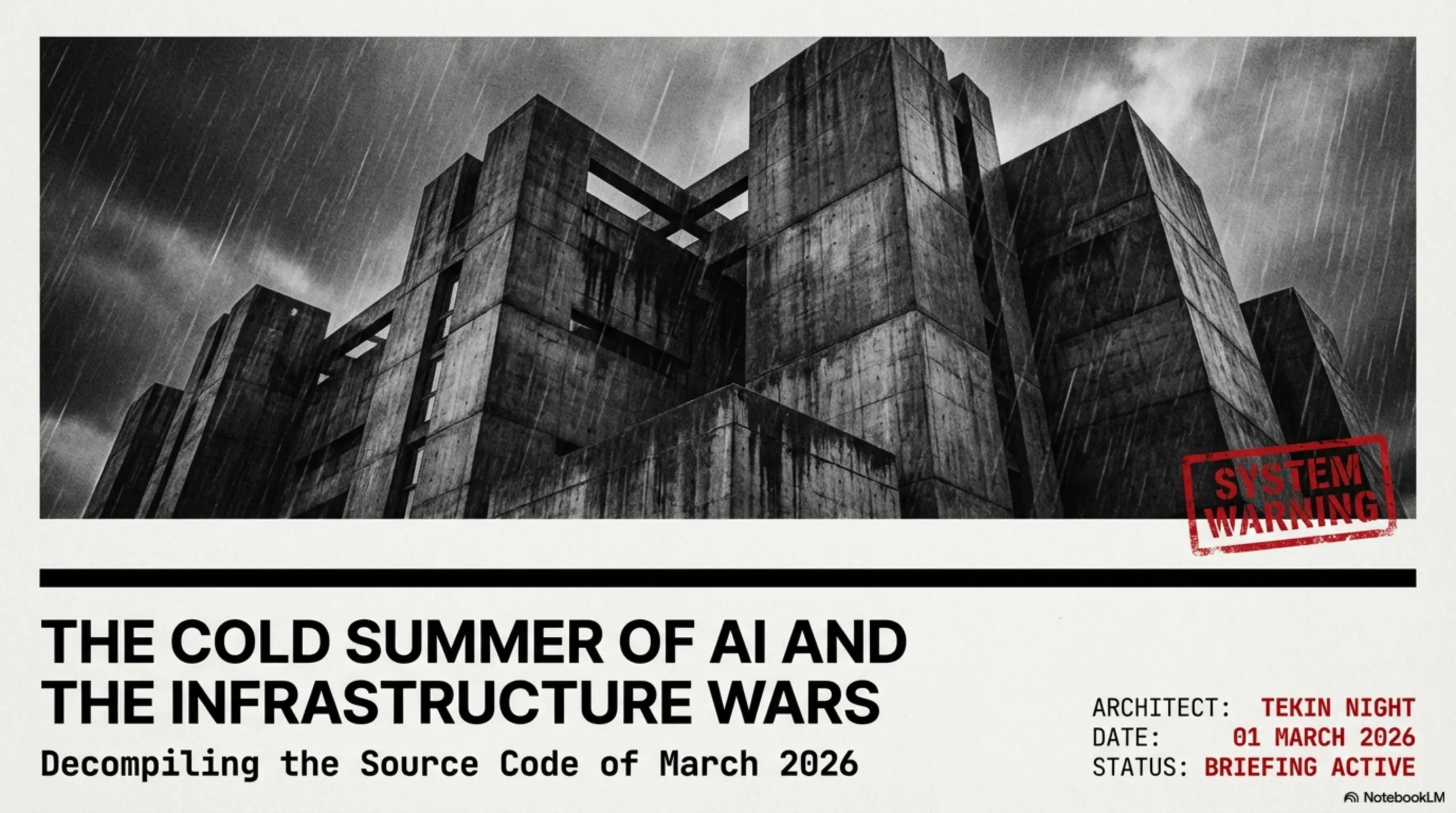 Tekin Night (March 1st, 2026): The Cold Summer of AI and the Sunset of the Green Pearl