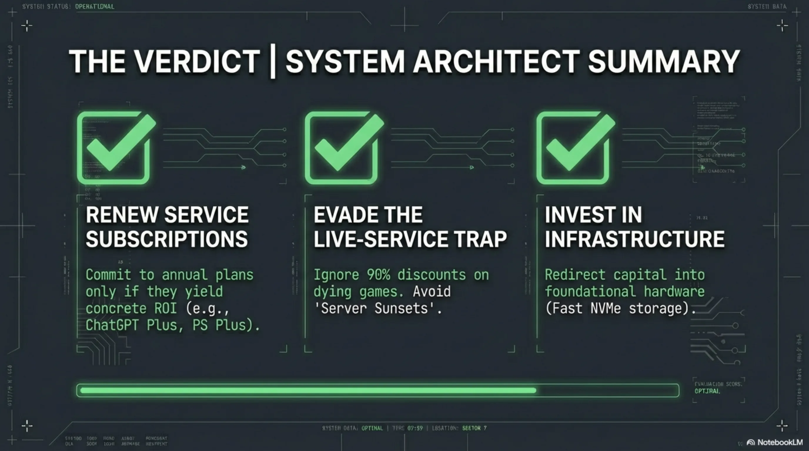 The Verdict Checklist