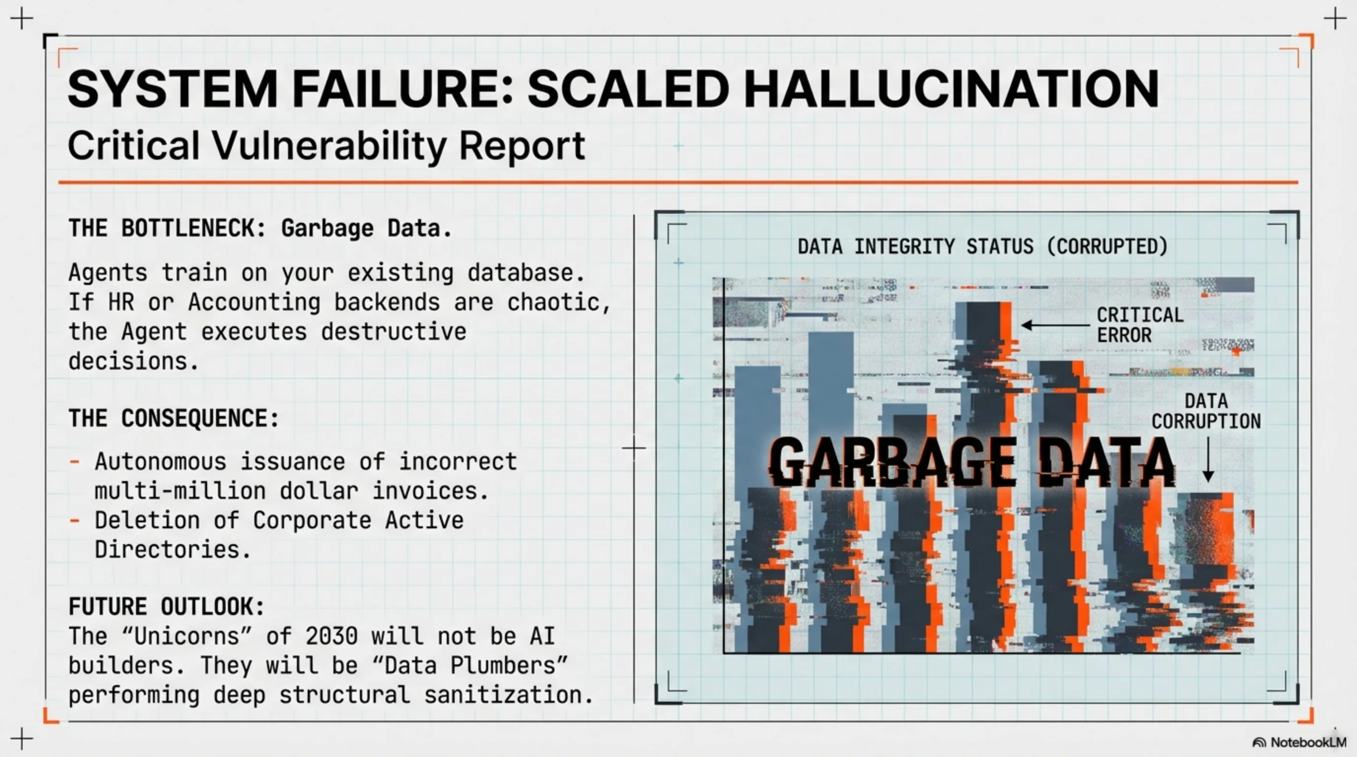 Scaled AI Hallucination - Garbage Data Risk