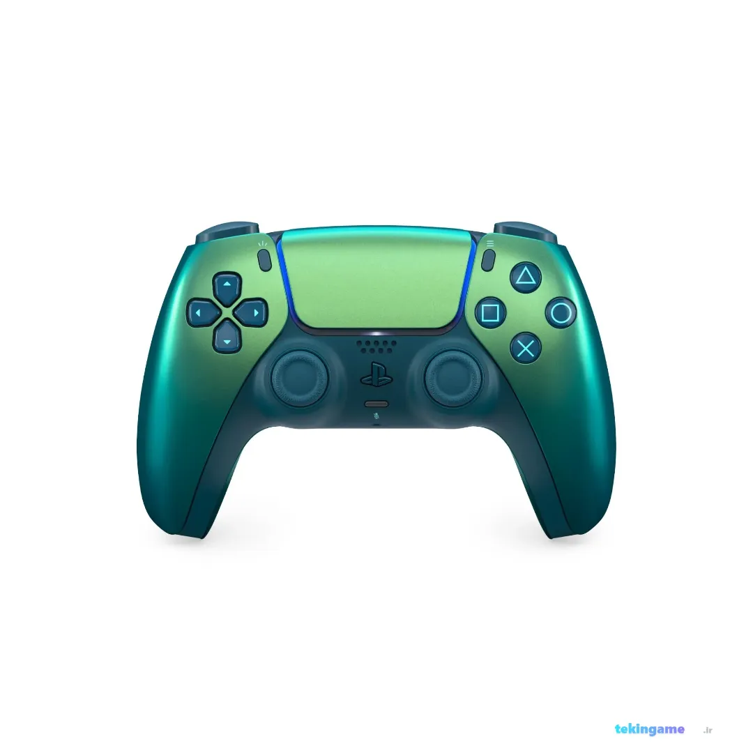 دسته بازی بی‌سیم PS5 سونی مدل DualSense Chroma Teal Green (سبز آبی کروم)