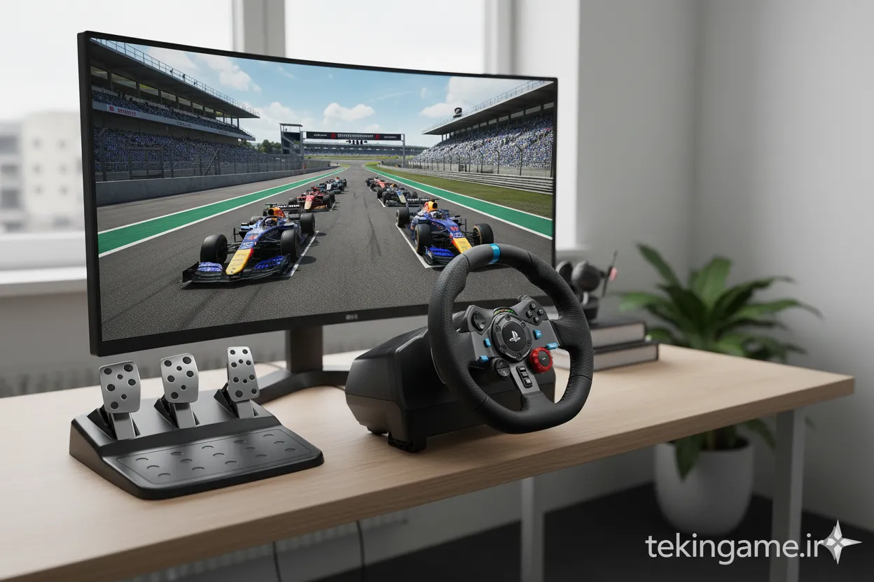 پیست مسابقه را به خانه بیاورید: چرا فرمان Logitech G29 انتخاب اول قهرمانان است؟