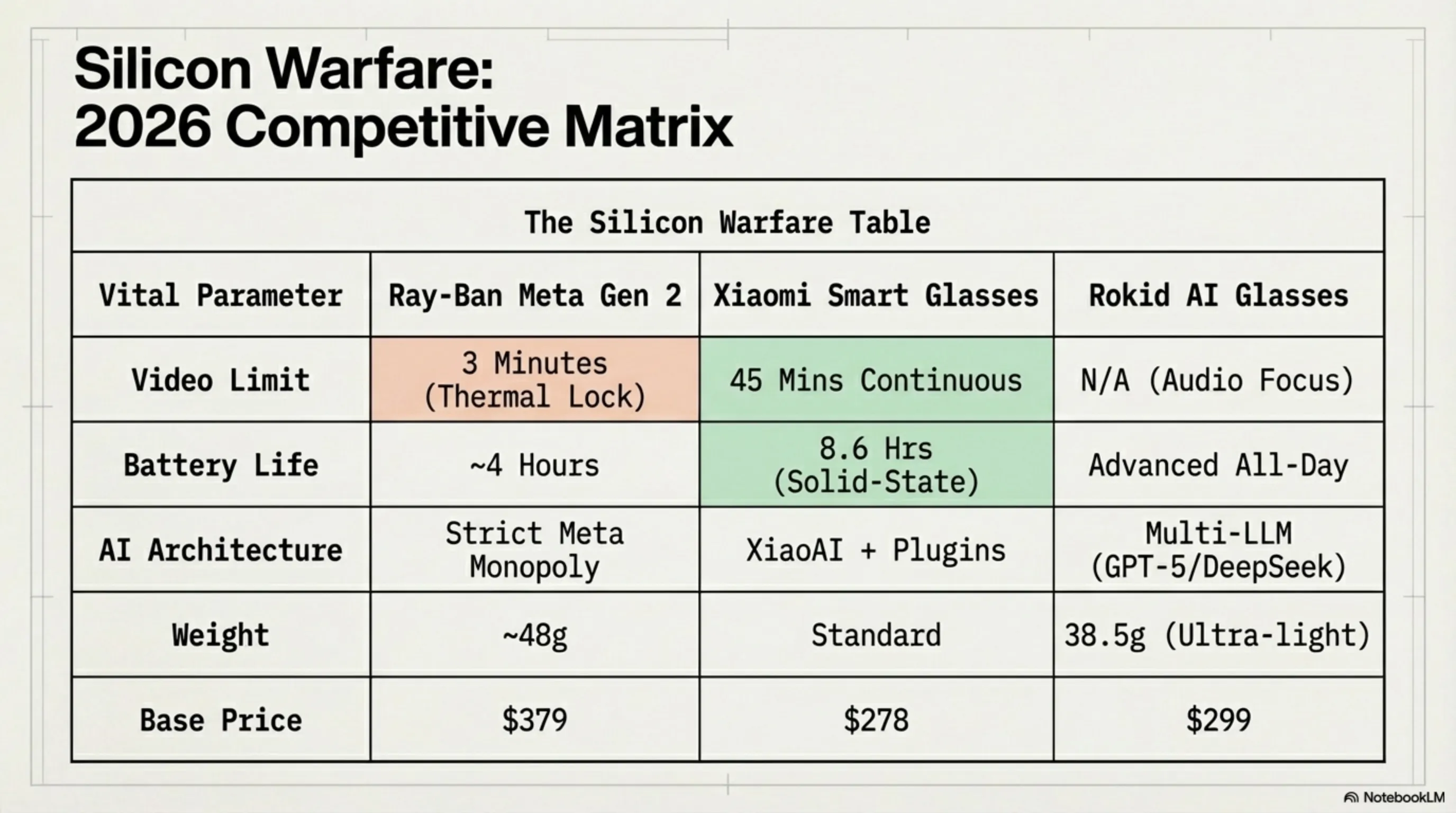 Tekin Analysis: Autopsy of Everyday Smart Glasses; Is Ray-Ban Meta Losing the Silicon Throne? - 9