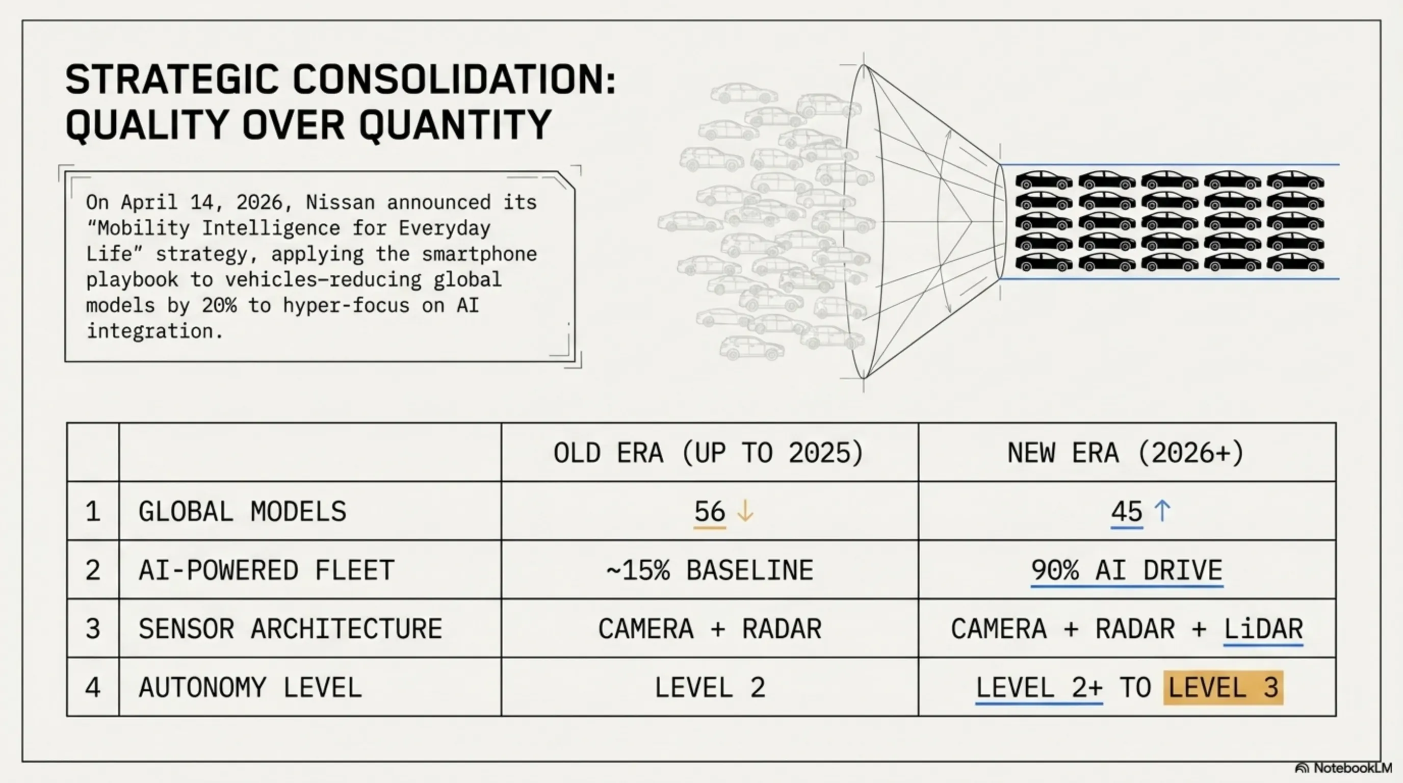🚗 نيسان تضع الذكاء الاصطناعي خلف المقود؛ 90٪ من المنتجات المستقبلية بنظام قيادة AI | تحليل عميق من تيكن - 2