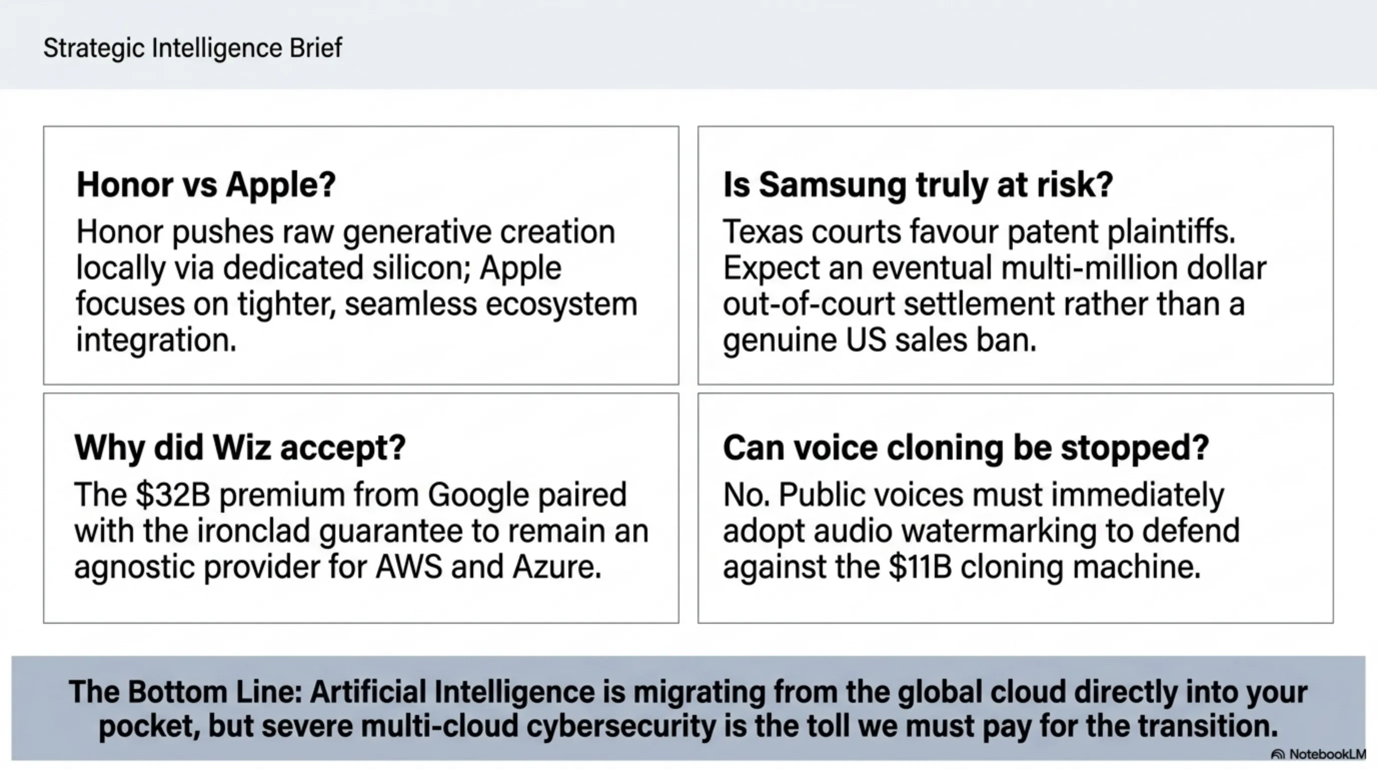 🌅 تيكن مورنينج 29 أبريل: ذكاء اصطناعي أوفلاين، دعوى سامسونج وتزييف ElevenLabs - 1