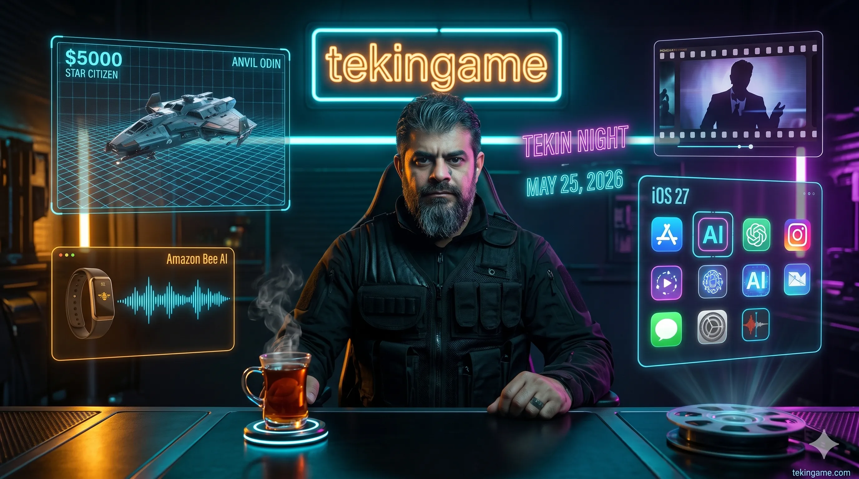🌙 تيكن نايت 25 مايو: إنجاز Star Citizen بمليار دولار وجدل Amazon Bee