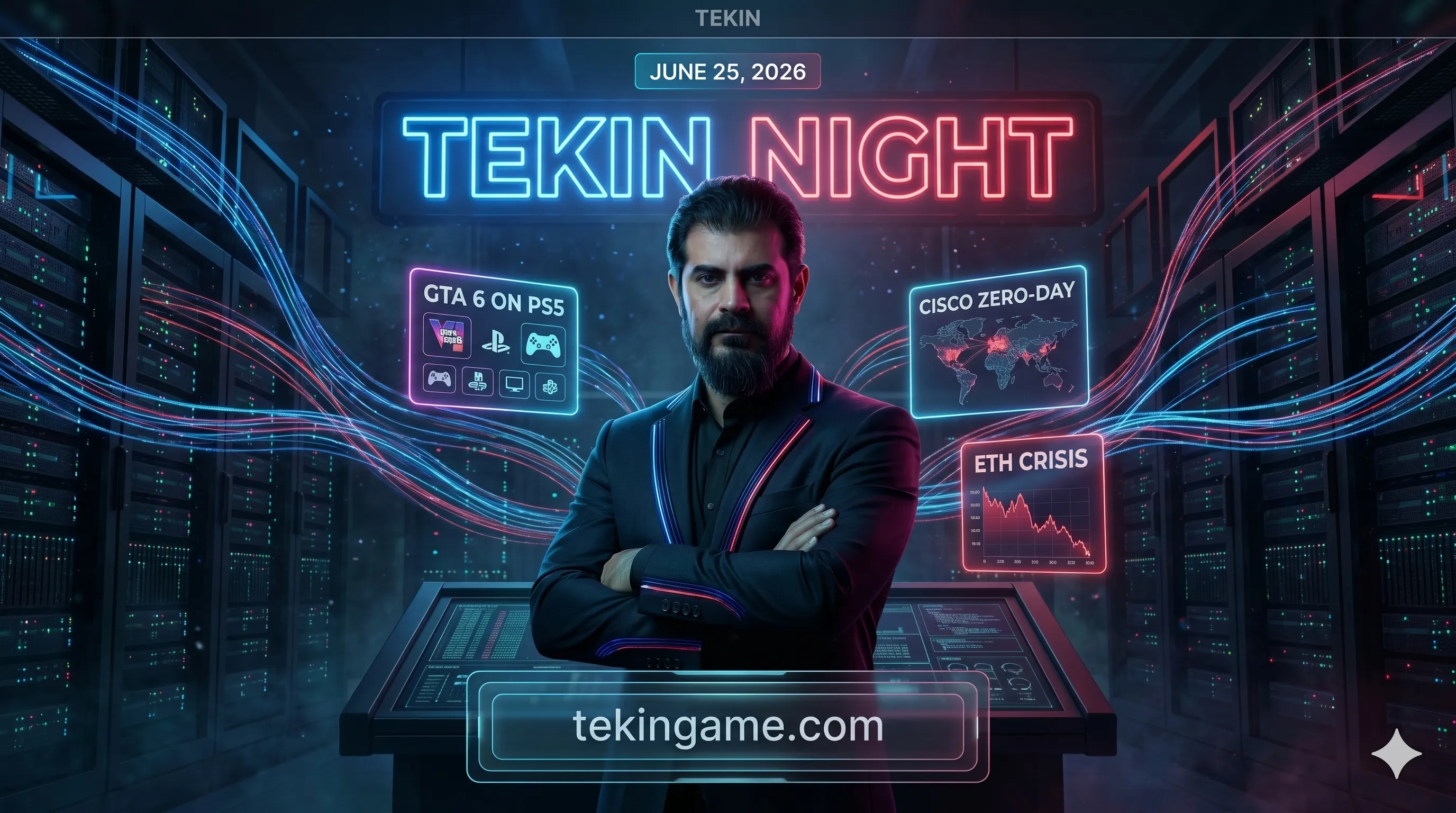 Tekin Night : GTA 6 PS5 Dominance, Cisco Zero-Day & Ethereum Crisis
