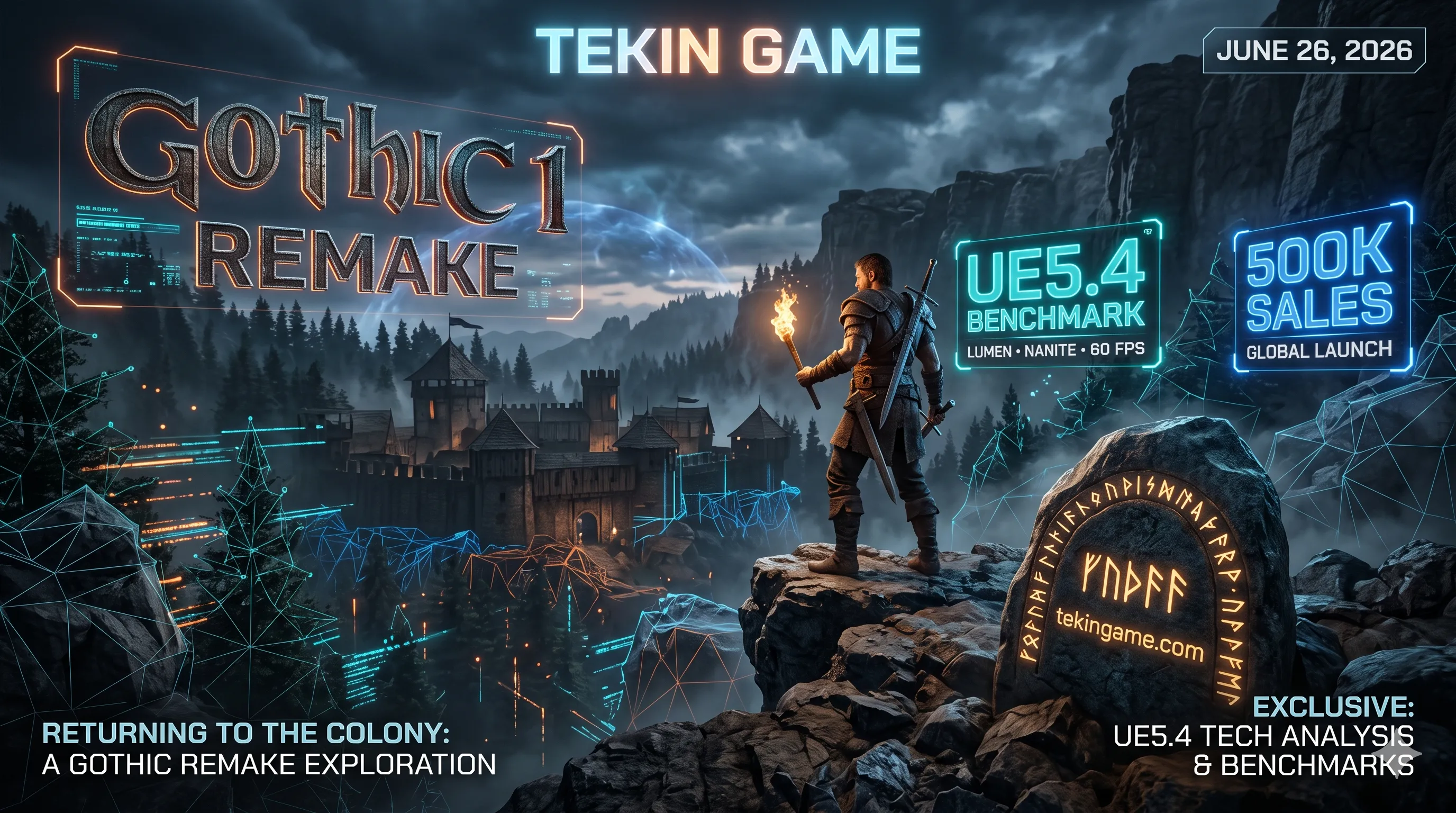 🎮 Gothic 1 Remake Autopsy: UE5 Benchmarks & The 500K Sales Phenomenon