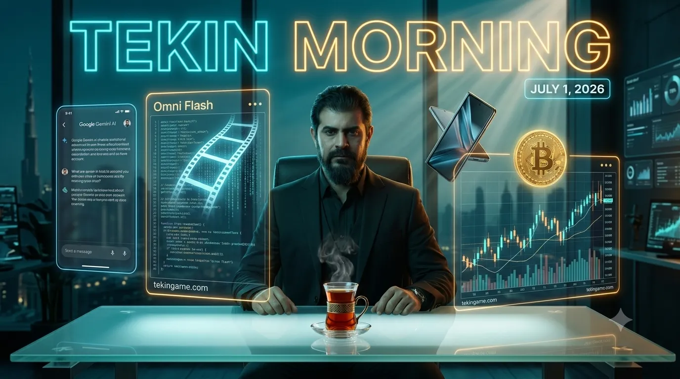 ☀️ Tekin Morning | Wednesday July 1, 2026: Gemini Drive to Trump Crypto Disclosure
