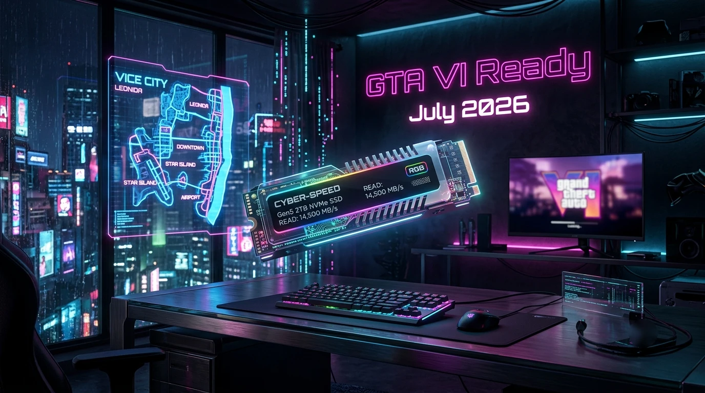 دليل شراء SSD للعبة GTA VI: أفضل أقراص التخزين لمدينة فايس سيتي (تحديث يوليو 2026)