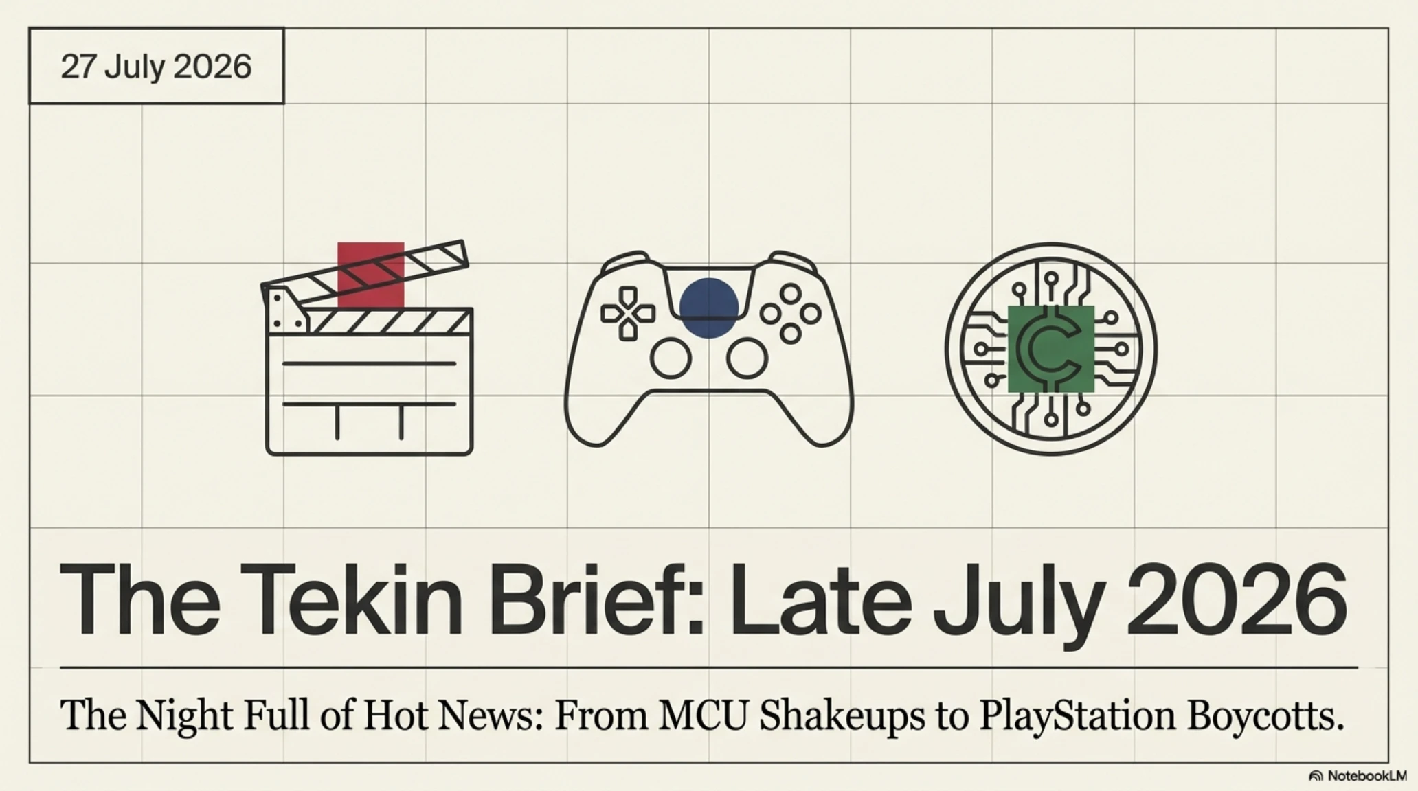 🌙 Tekin Night Monday, July 27, 2026: PlayStation Boycott, Gosling's Ghost Rider & Bitcoin Rally - Gallery image 1