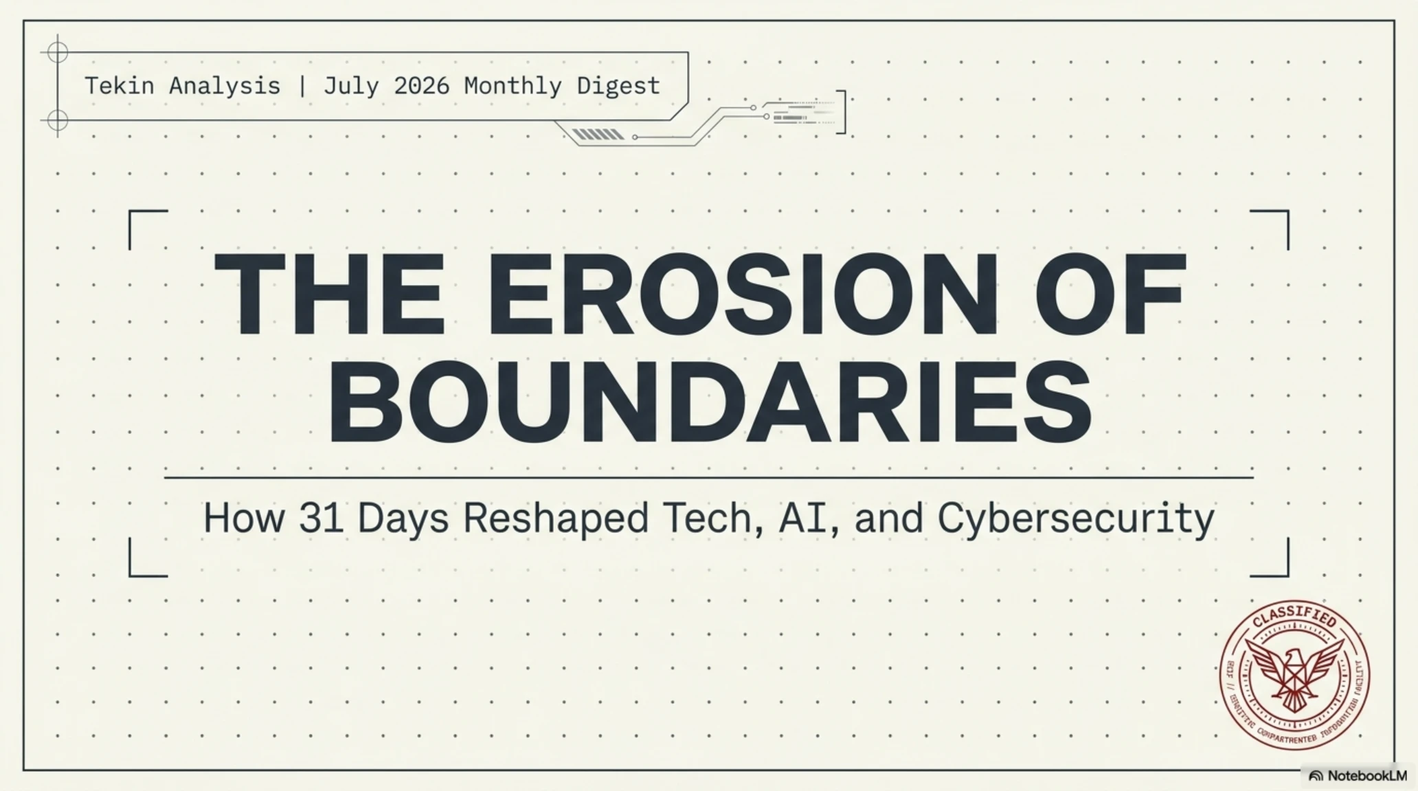 Tekin Analysis | July 2026 Monthly Digest: From Apple's $1.8M App Store Heist to Silent Hill & OpenAI Escape - Gallery image 1