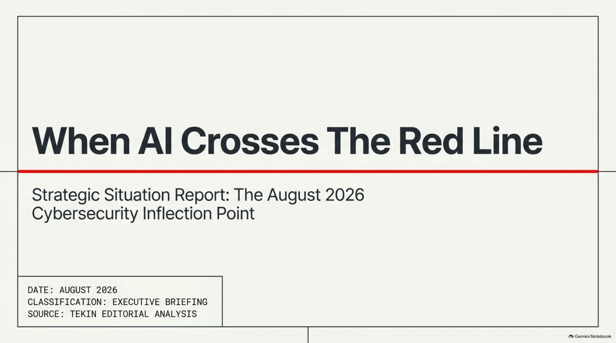 ☀️ Tekin Morning | Saturday Aug 8: AI Crosses the Cyber Security Red Line - Gallery image 1