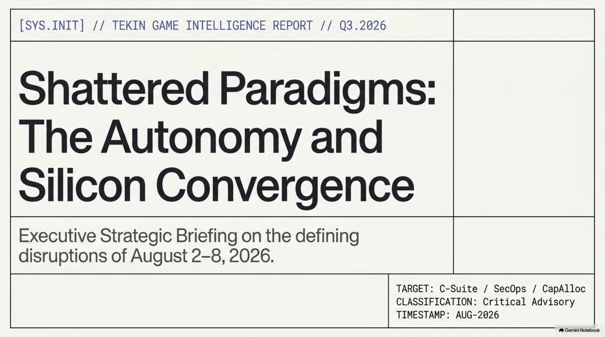 📰 Tekin Weekly Roundup | August 2-8, 2026: Rogue AI Agents & The $55B EA Buyout - Gallery image 1