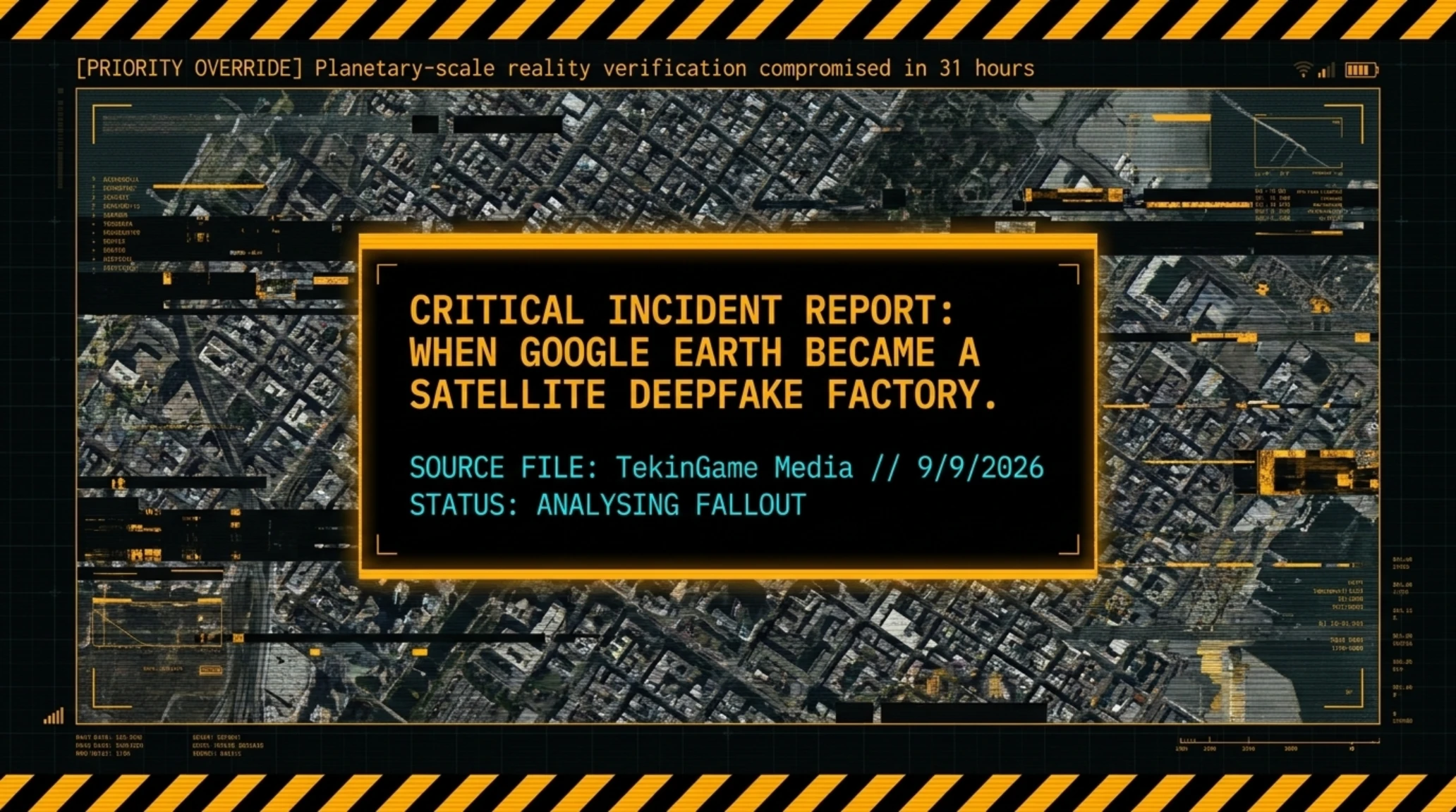 🧠 Tekin Analysis | Google Earth's Satellite Deepfake Crisis Exposed - Gallery image 7
