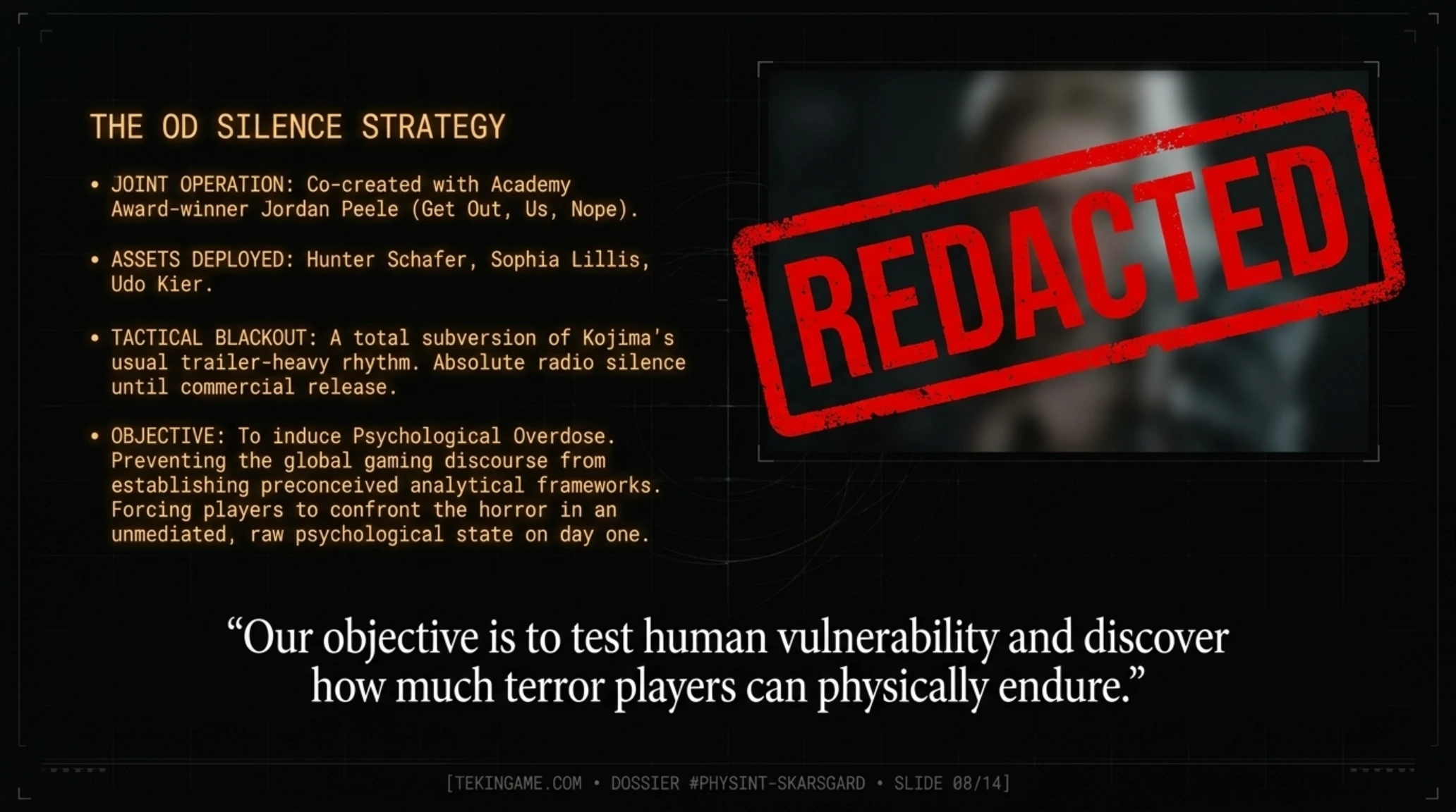 Tekin Radar | Kojima's Secrets: Bill Skarsgård in Physint & The Xbox Paradox - Gallery image 8