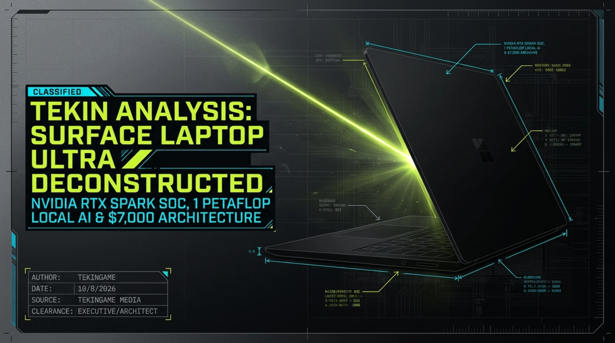 Tekin Analysis | Surface Laptop Ultra Deconstructed: NVIDIA RTX Spark SoC - Gallery image 1