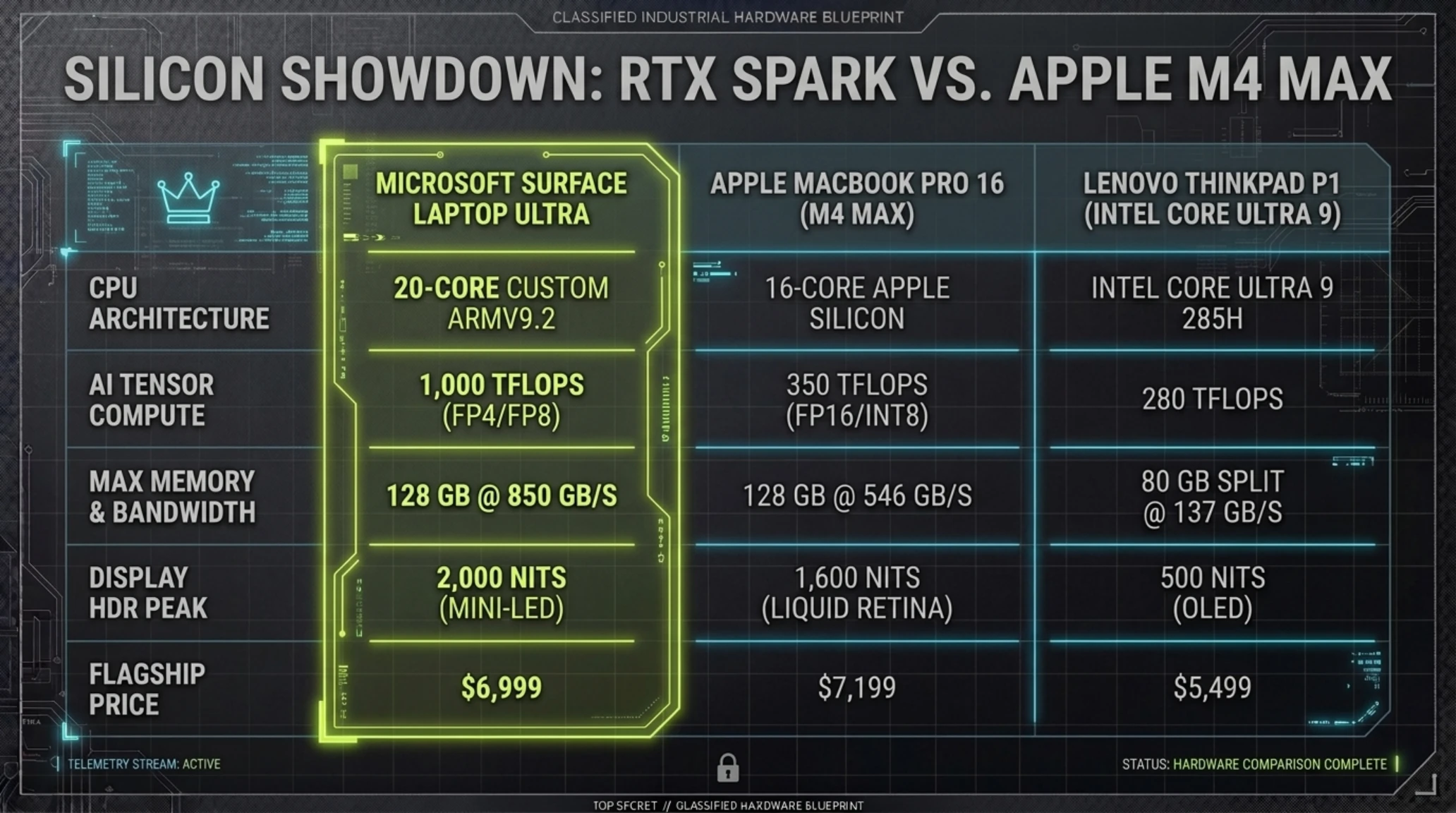 Tekin Analysis | Surface Laptop Ultra Deconstructed: NVIDIA RTX Spark SoC - Gallery image 12
