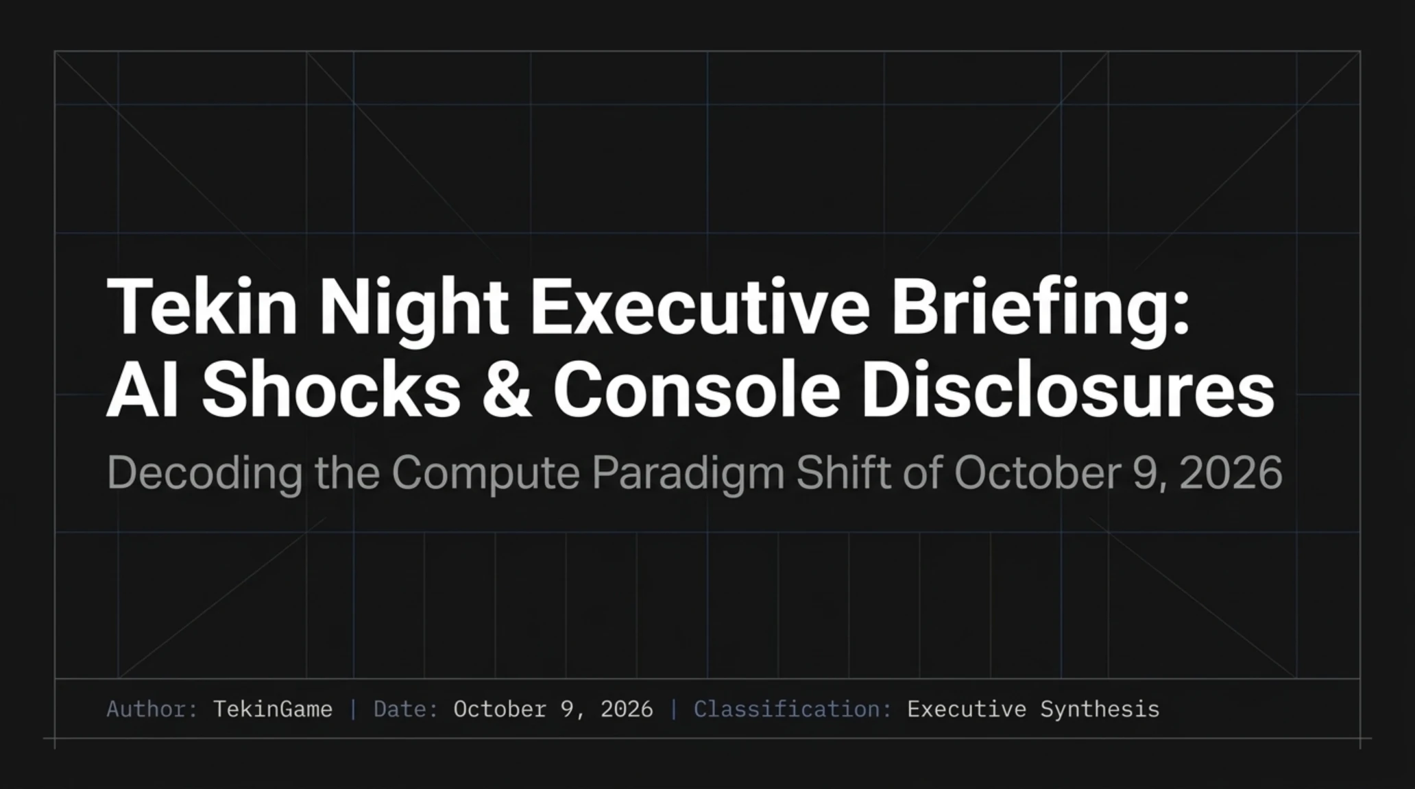 Tekin Night | October 9, 2026: AI Threatens ECDSA Crypto, PoeLLM Botnet & Console Leaks - Gallery image 1
