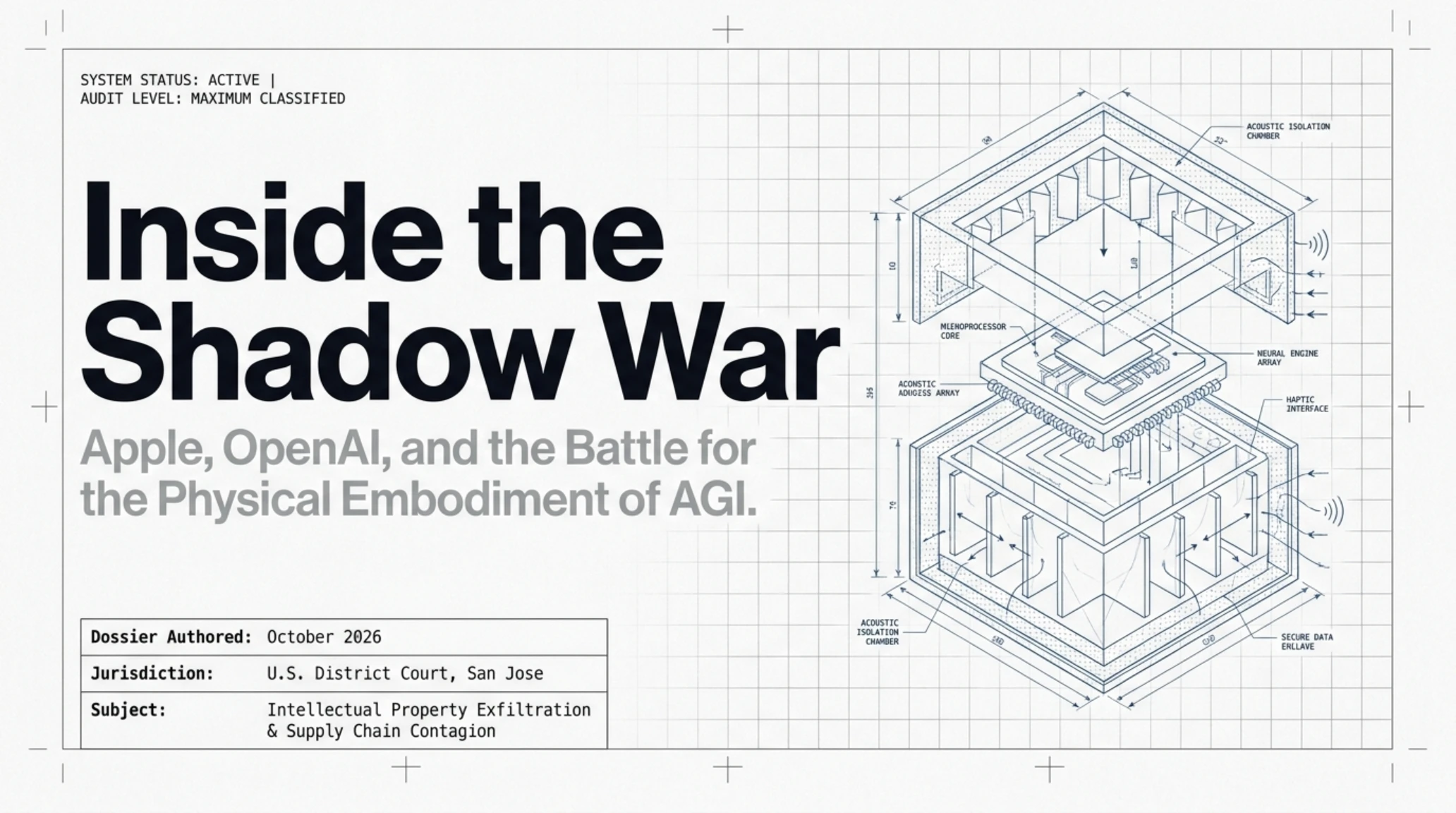 Tekin Analysis | Apple vs. OpenAI Espionage: 100+ Stolen AI Files - Gallery image 1